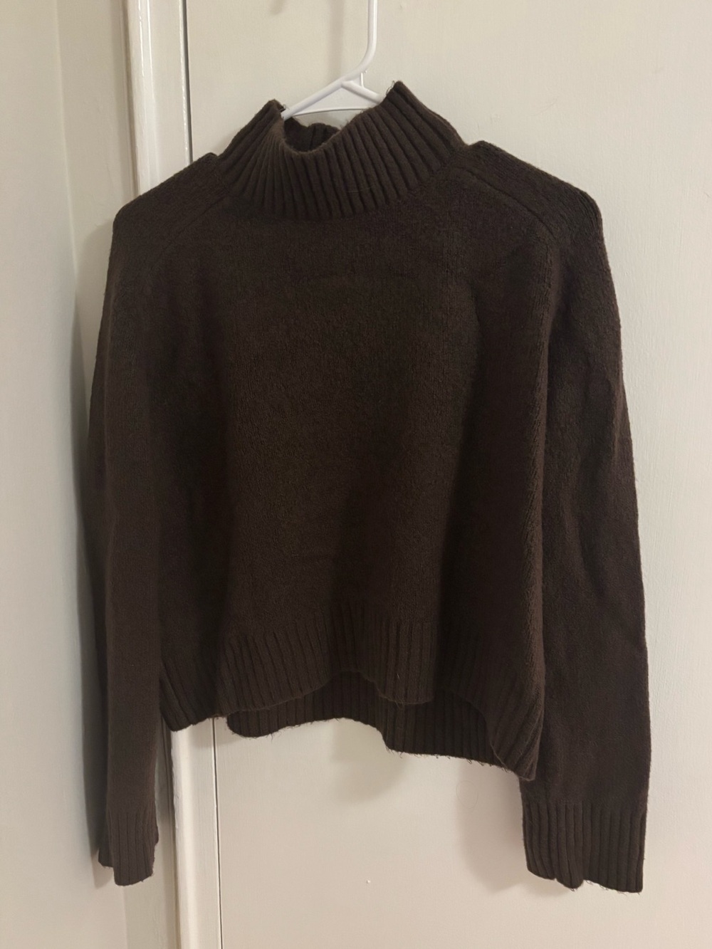 Abercrombie Brown Mock Neck Sweater